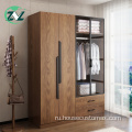 Nordic Wooden Armoire Шкаф со стеклянной дверью